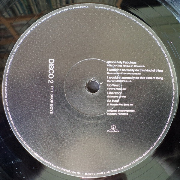 Release: Disco 2-Vinyl-UK-1994-PCSD 159-210784