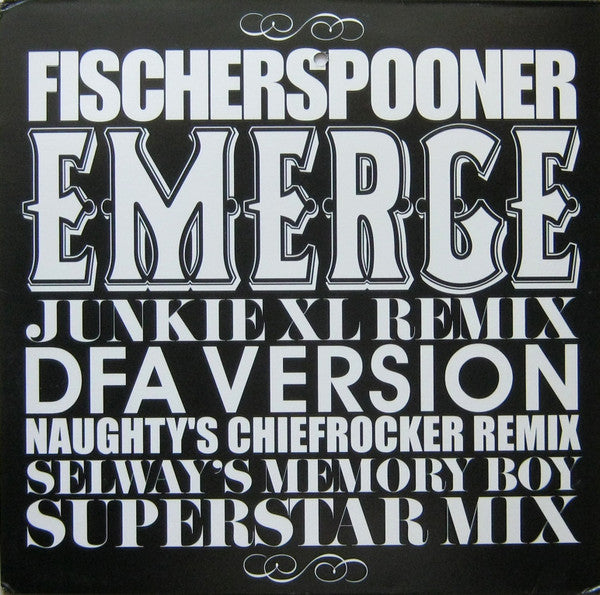 Master Release: Emerge by Fischerspooner