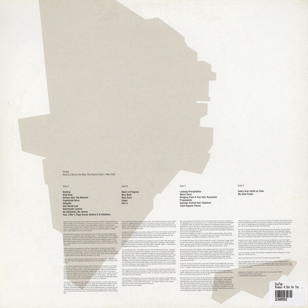 Release: Almost A Dot On The Map: The Psyche Years 1996-2002-Vinyl-UK-2004-VFORM032LP-641465