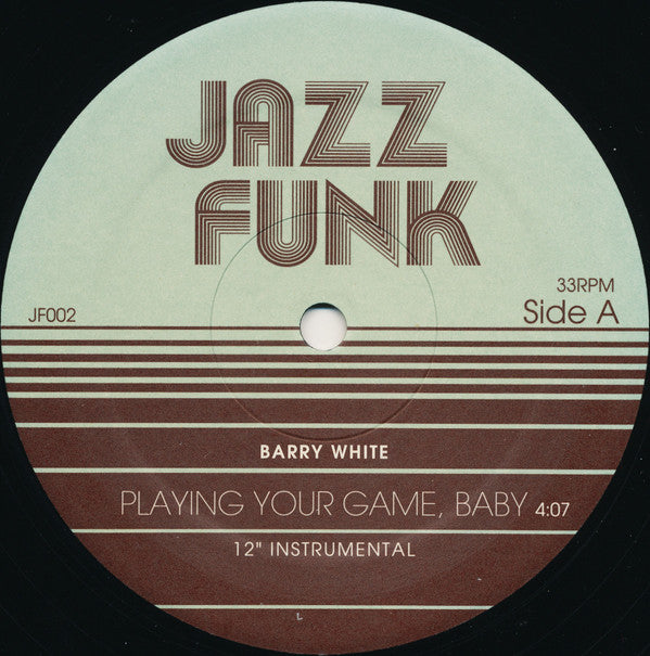 Master Release: Playing Your Game, Baby / I Wouldn't Change A Thing by Barry White
