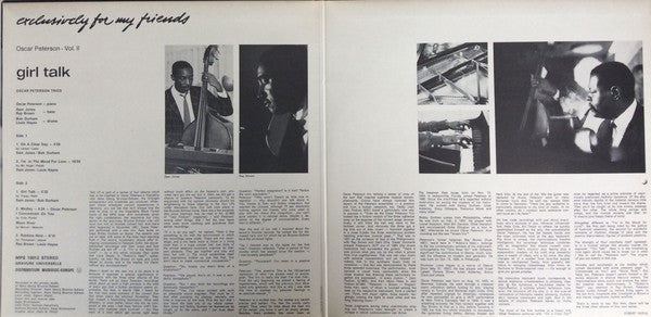 Release: Girl Talk-Vinyl-France-1968-MPS 15013, 15013-749415