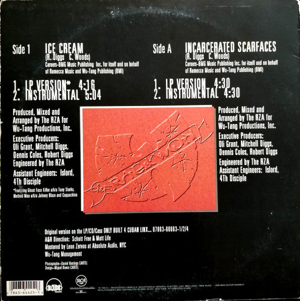 Release: Ice Cream / Incarcerated Scarfaces-Vinyl-US-1995-07863-64425-1, 07863-64425-1, 07863-64425-1-196397