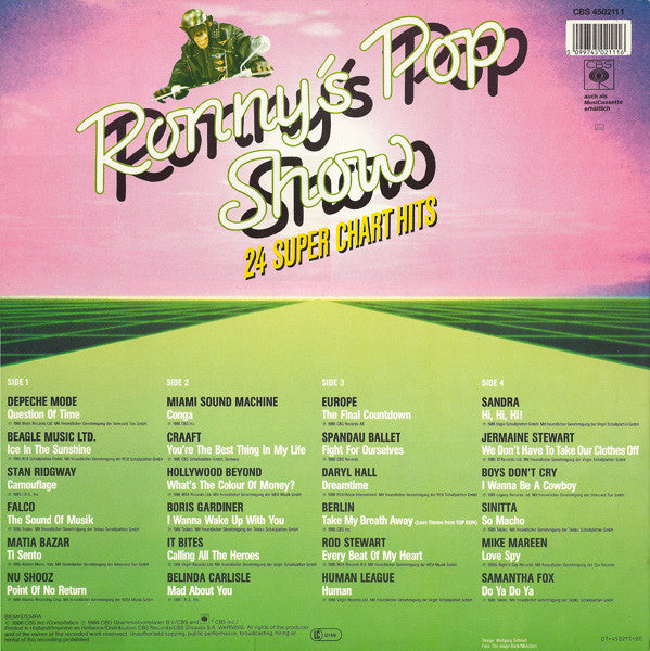 Master Release: Ronny's Pop Show (24 Super Chart Hits) by Various