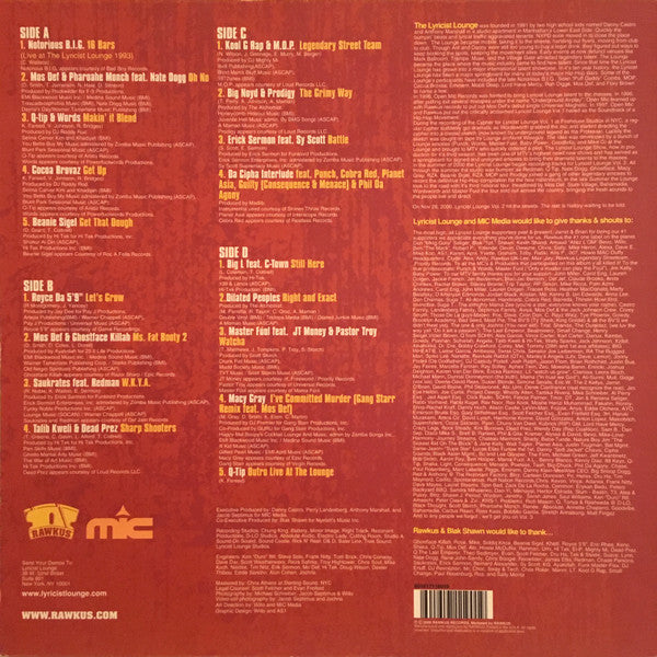 Master Release: Lyricist Lounge 2 by Various