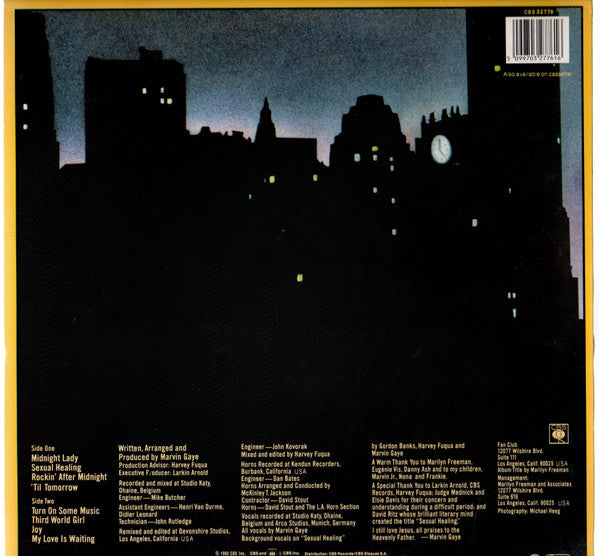 Release: Midnight Love-Vinyl-UK-None-CBS 32776-609817