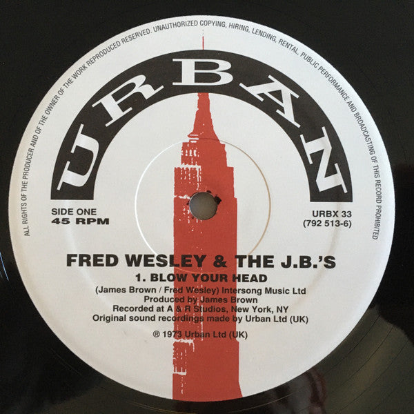 Master Release: Blow Your Head by Fred Wesley & The JB's