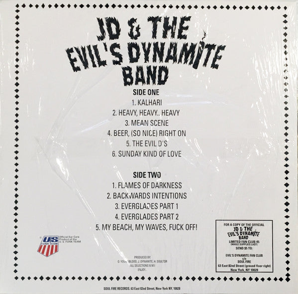 Master Release: Explodes Across The Nation by JD & The Evil's Dynamite Band