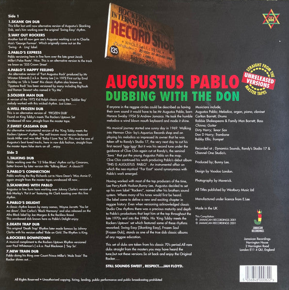 Release: Dubbing With The Don-Vinyl-UK-2001-JRLP002-468915