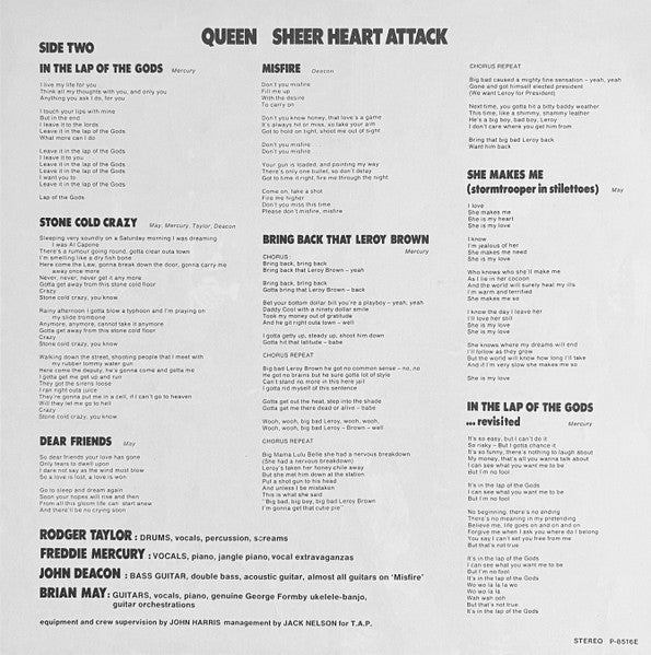 Sheer Heart Attack = シアー・ハート・アタック