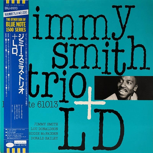 Release: Jimmy Smith Trio + LD-Vinyl-Japan-1985-BNJ 61013-600863