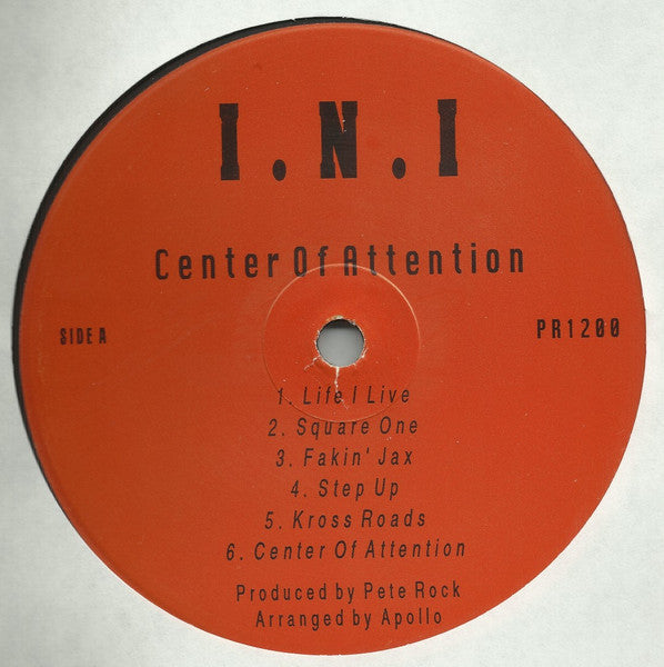 Release: Center Of Attention-Vinyl-US-1999-PR1200-491056