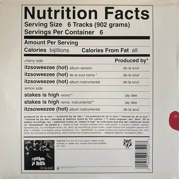 Release: Itzsoweezee (Hot)-Vinyl-US-1996-TB 752-353372