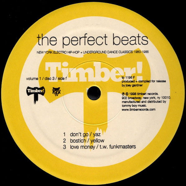 Release: The Perfect Beats Volume 1-Vinyl-US-1998-TR 1196-135458