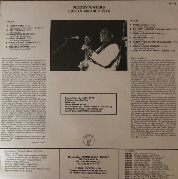 Live In Antibes, 1974