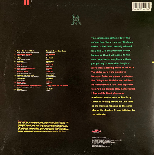 Master Release: Hardleaders 6 - Jungle Dub 2 by Various