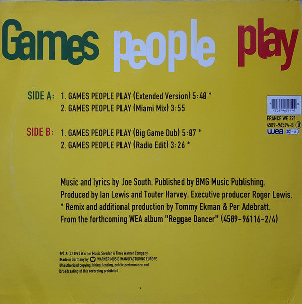 Master Release: Games People Play by Inner Circle