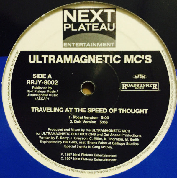 Release: Traveling At The Speed Of Thought / M.C.'s Ultra (Part II)-Vinyl-Japan-1997-RRJY-8002-305107