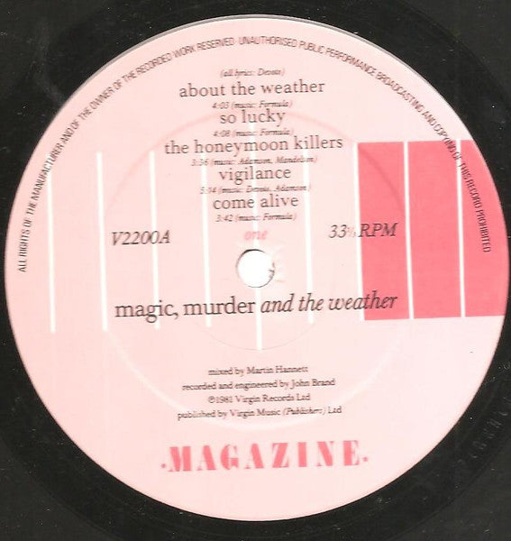 Magic, Murder And The Weather