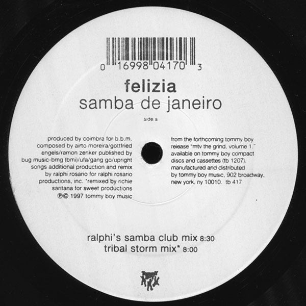 Release: Samba De Janeiro-Vinyl-US-1997-tb 417, tb417-988111