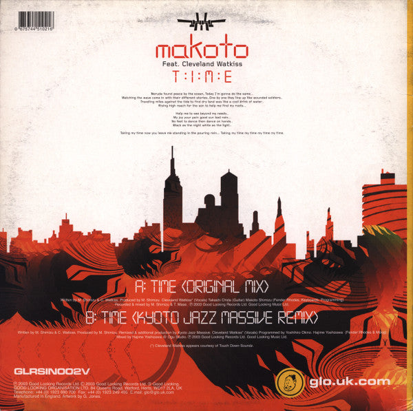 Release: Time-Vinyl-UK-2003-GLRSIN002V-178870