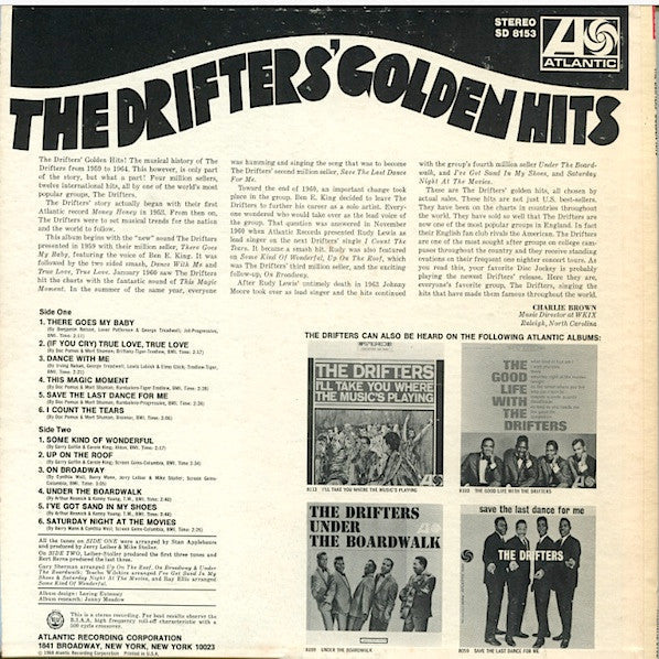 Release: The Drifters' Golden Hits-Vinyl-US-1969-SD 8153-996248