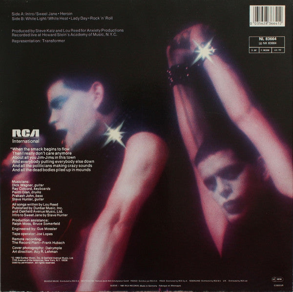 Release: Rock N Roll Animal-Vinyl-Europe-None-NL 83664, NL 83664-995124