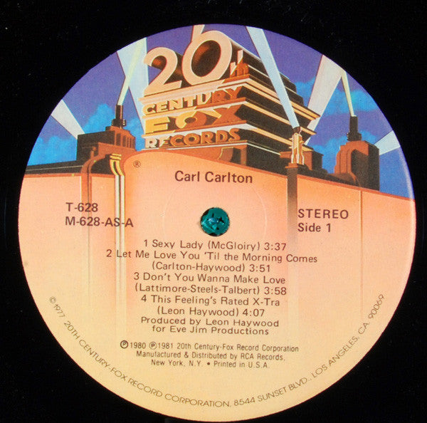 Release: Carl Carlton-Vinyl-US-1981-T -628-942201