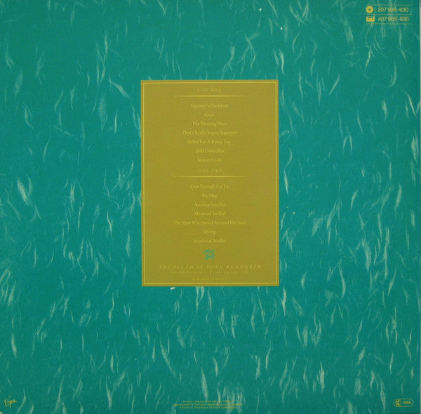 Release: Skylarking-Vinyl-Europe-1986-207 905, 207 905-630-626942