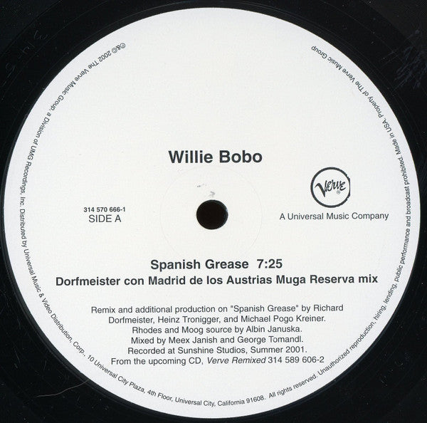 Master Release: Spanish Grease by Willie Bobo