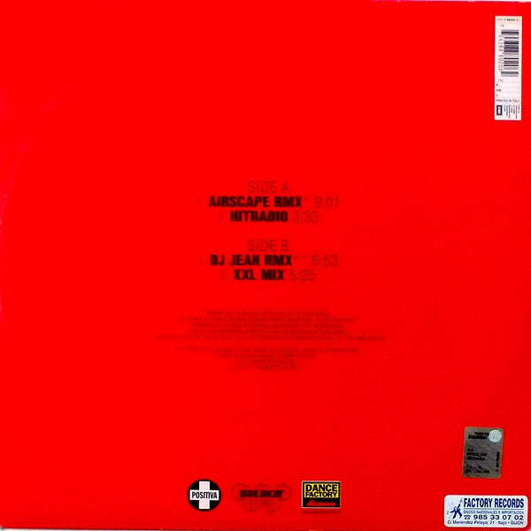 Release: Kiss (When The Sun Don't Shine)-Vinyl-Italy-1999-8 88020 6, 8 88020 6, 8 88020 6-845092