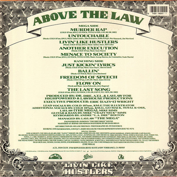 Master Release: Livin’ Like Hustlers by Above The Law
