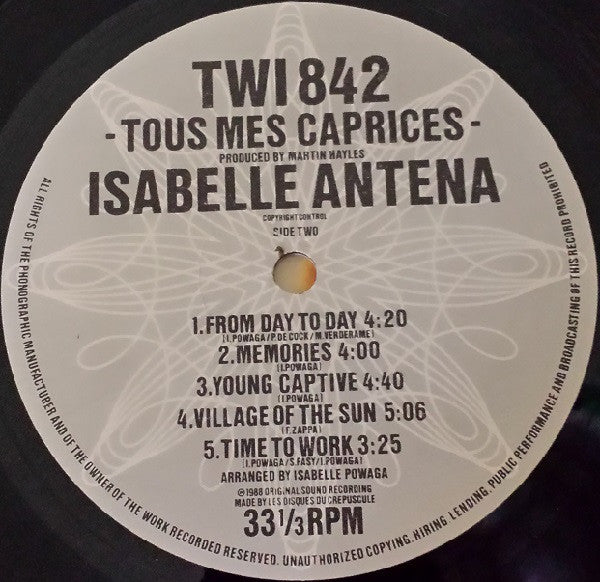 Tous Mes Caprices