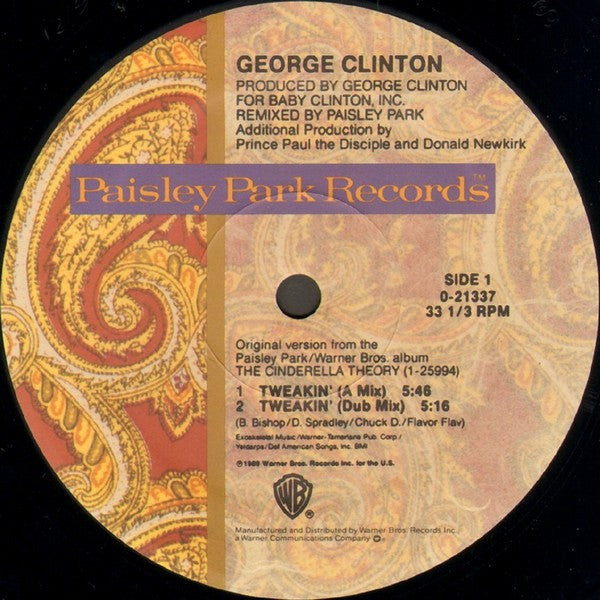 Release: Tweakin'-Vinyl-US-1989-0-21337, 0-21337-212000