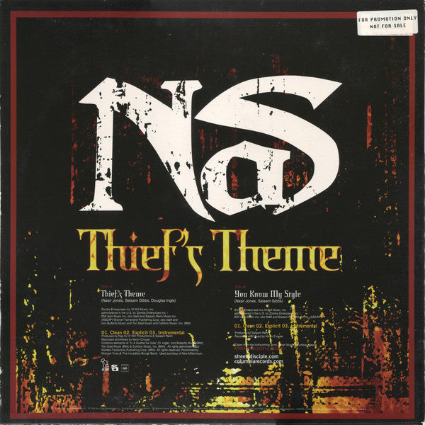 Release: Thief's Theme-Vinyl-US-2004-44 76920-305017