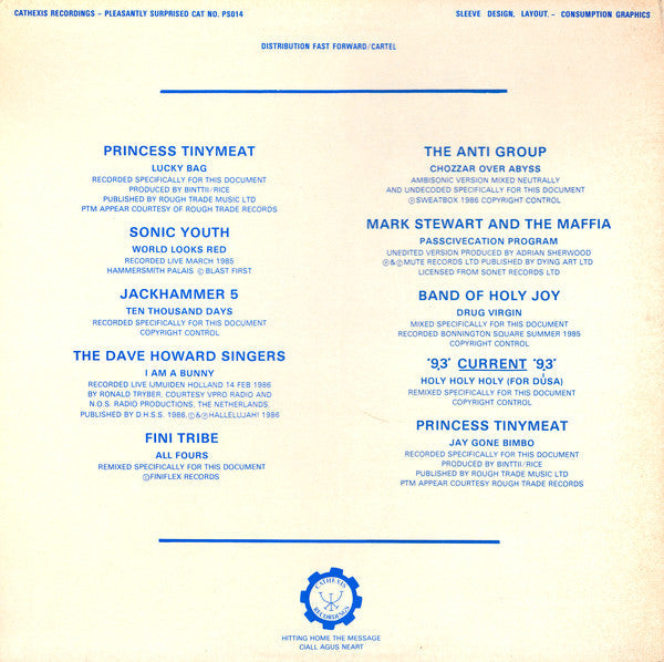 Release: You Bet We've Got Something Against You-Vinyl-UK-1986-PS014, PS014-267238
