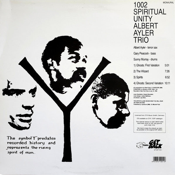 Release: Spiritual Unity-Vinyl-Italy-1998-GET 1001-402263