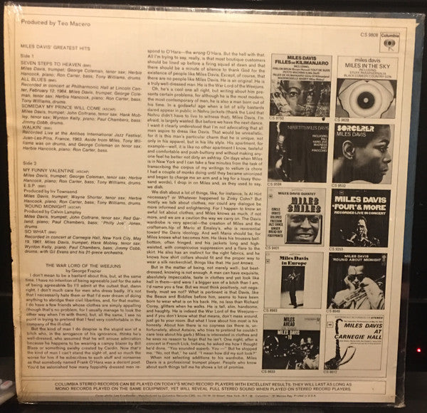 Miles Davis' Greatest Hits