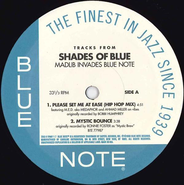 Release: Tracks From Shades Of Blue (Madlib Invades Blue Note)-Vinyl-US-2003-BTE 77987-158214