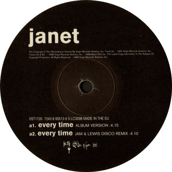 Master Release: Every Time by Janet Jackson