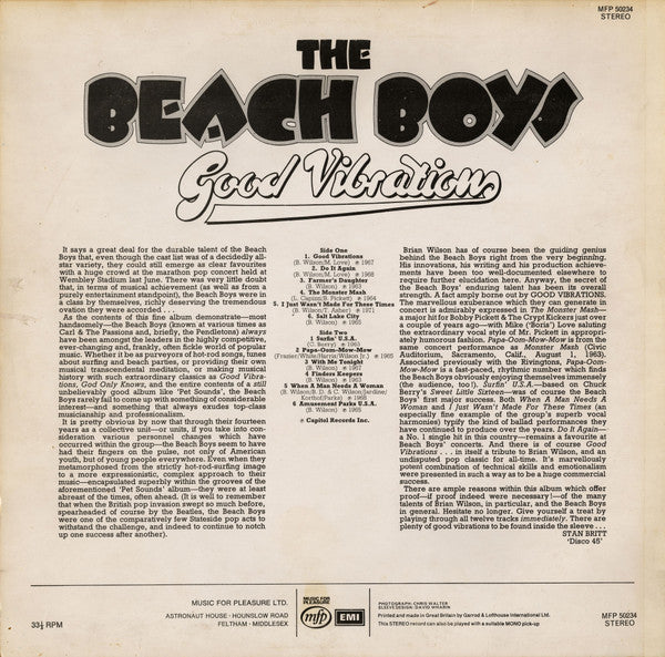 Release: Good Vibrations-Vinyl-UK-1975-MFP 50234-422790
