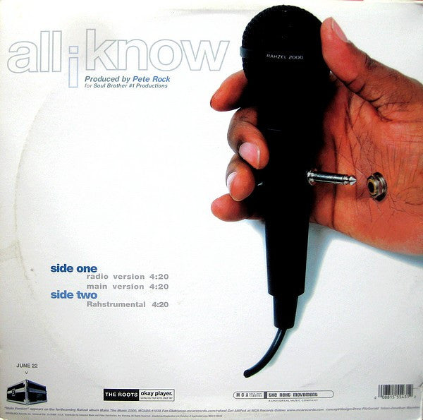 Master Release: All I Know by Rahzel