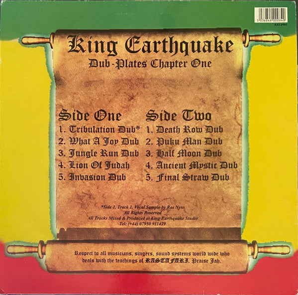Master Release: Earthquake Dub-Plates Chapter One by King Earthquake