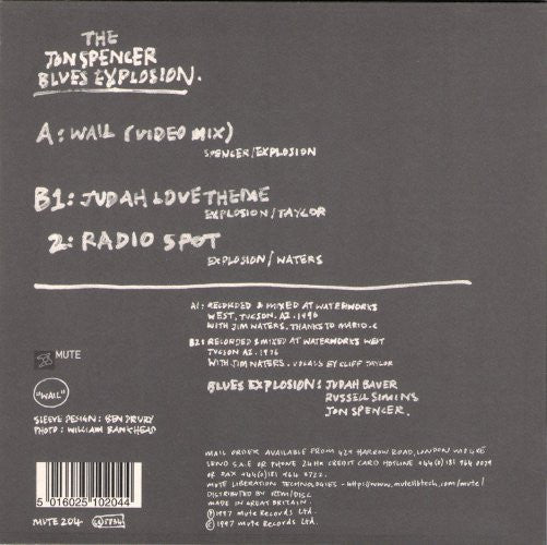 Master Release: Wail by The Jon Spencer Blues Explosion