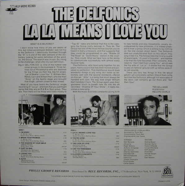Master Release: La La Means I Love You by The Delfonics