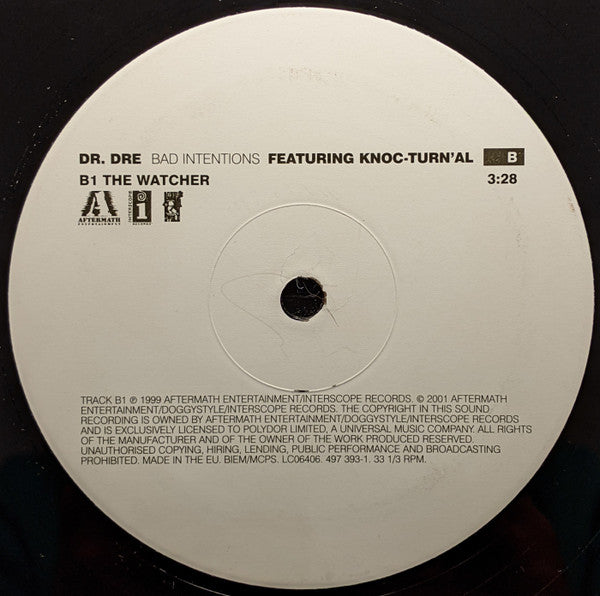 Master Release: Bad Intentions by Dr. Dre