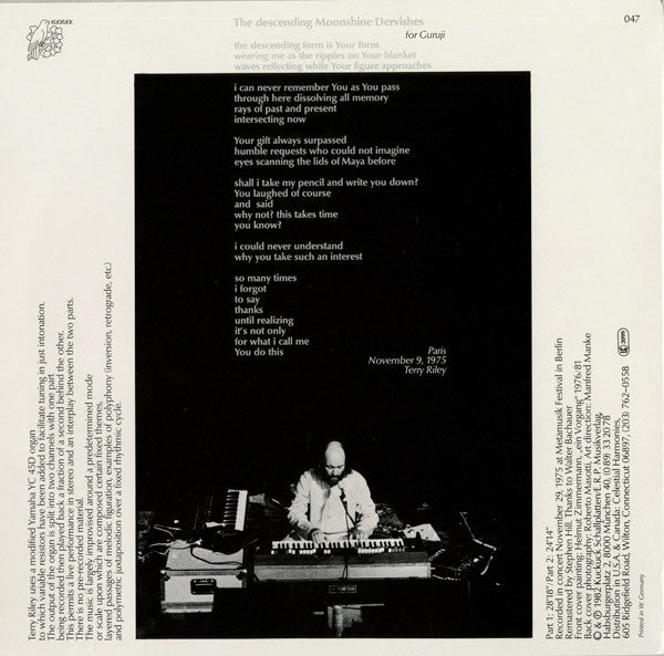 Release: Descending Moonshine Dervishes-Vinyl-Germany-1982-047-285225