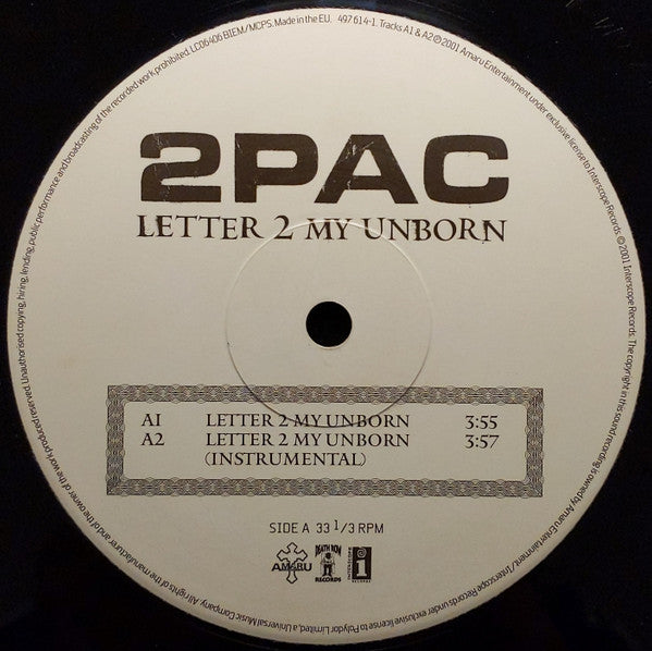 Release: Letter 2 My Unborn-Vinyl-UK-2002-497 614-1-298474