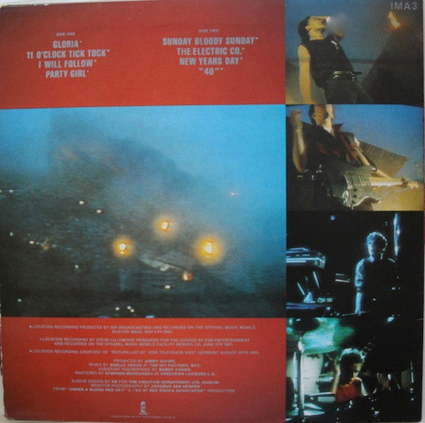 Release: Under A Blood Red Sky-Vinyl-UK-1983-IMA3, IMA 3-395327