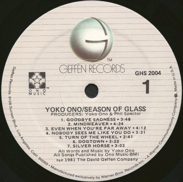 Release: Season Of Glass-Vinyl-US-1981-GHS 2004-468498