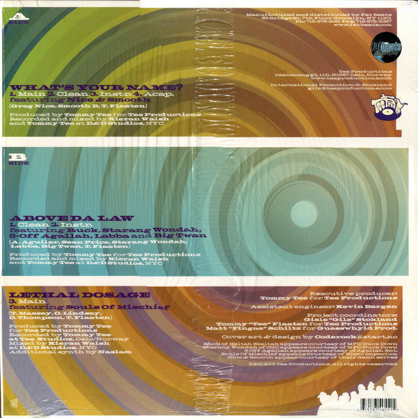 Master Release: What's Your Name? / Above Da Law / Lethal Dosage by Tommy Tee
